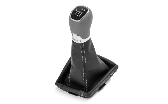 Leather 6° gear shift knob and sleeve OCTAVIA III